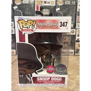 Funko Pop! #347 Snoop Dogg (Flocked) Funko (Exclusive) w/Protector